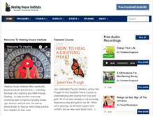 Tablet Screenshot of healinghouseinstitute.com